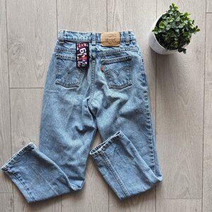 LEVIS 634 ORANGE TAB LIGHT WASH VINTAGE JEANS